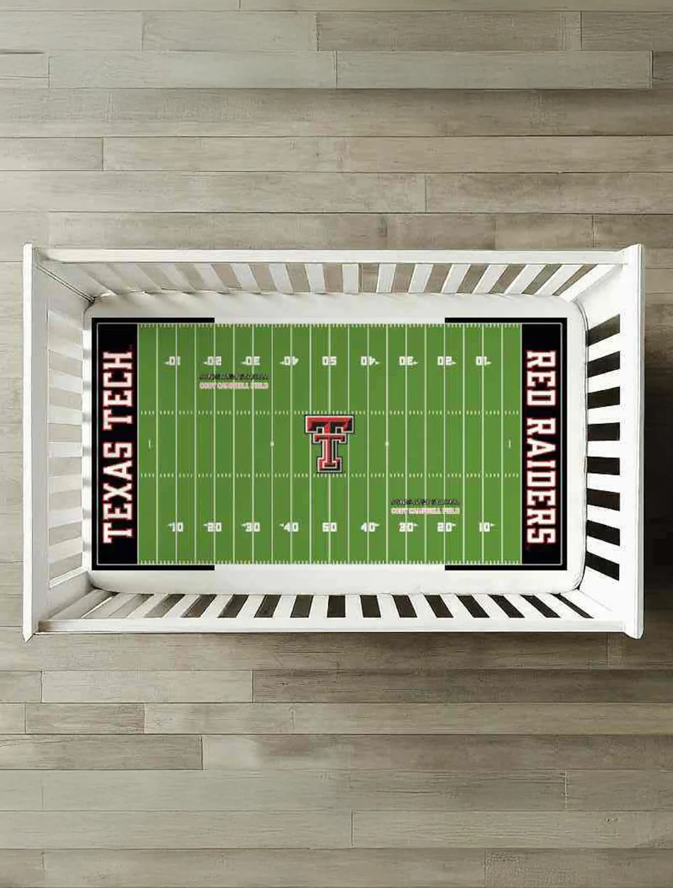 Texas Tech Double T "Field Advantage" Fitted Crib Sheet