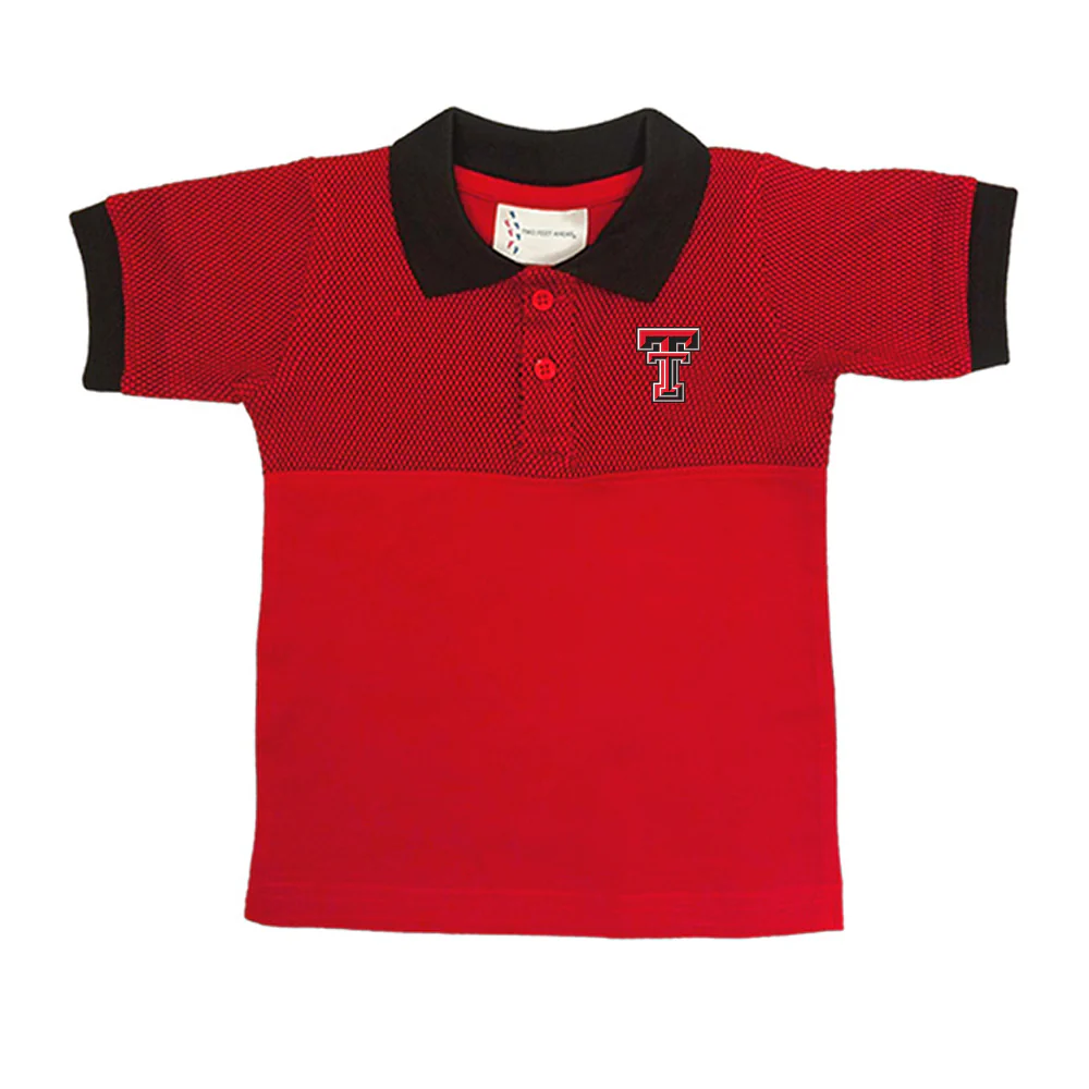 Texas Tech Double T "Honeycomb" TODDLER Polo