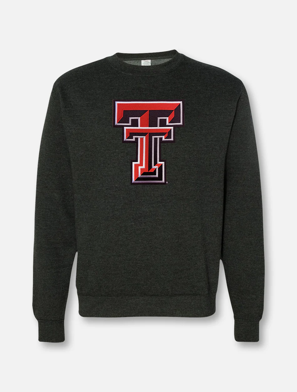 Texas Tech "Double T Midweight" Twill Crew Sweatshirt - Image 3
