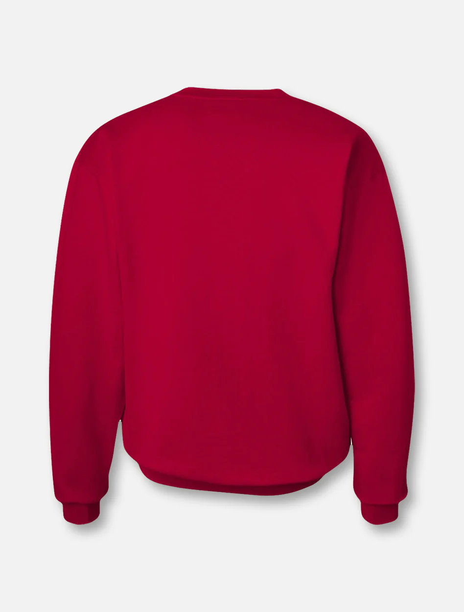 Texas Tech "Double T Midweight" Twill Crew Sweatshirt - Image 6