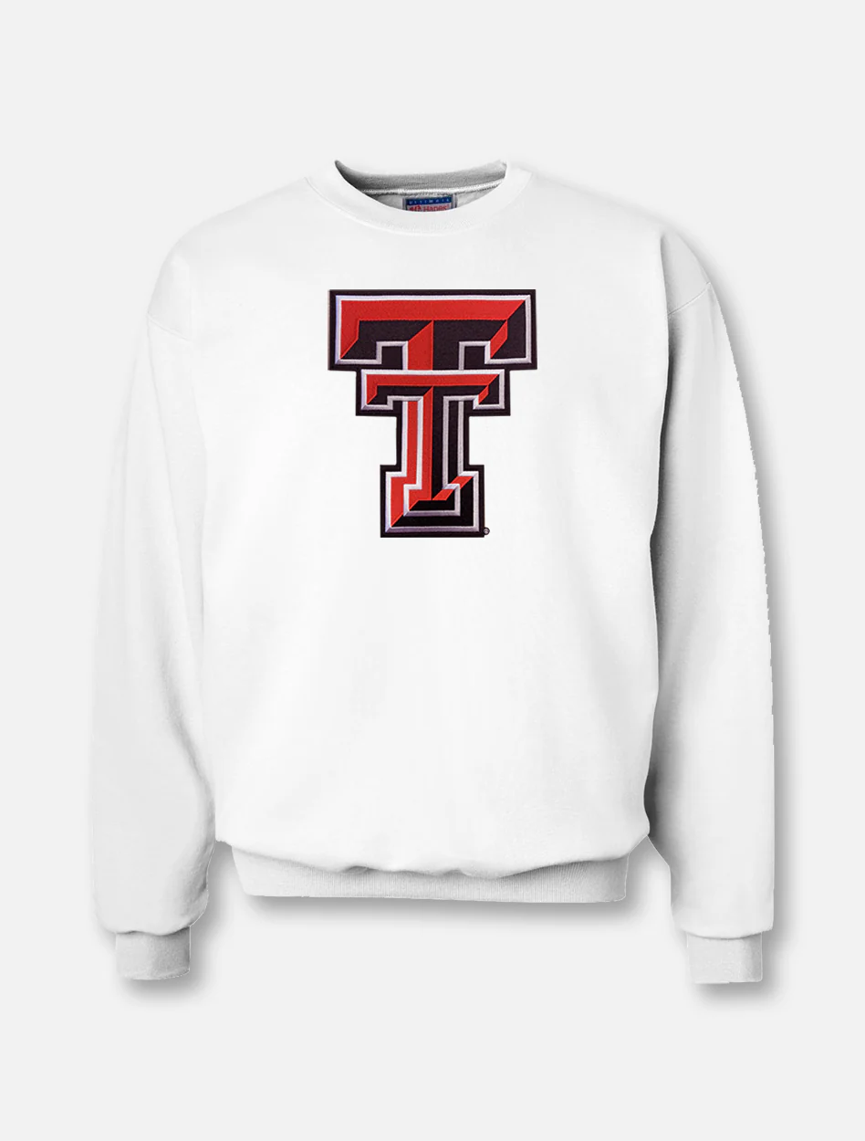 Texas Tech "Double T Midweight" Twill Crew Sweatshirt - Image 7