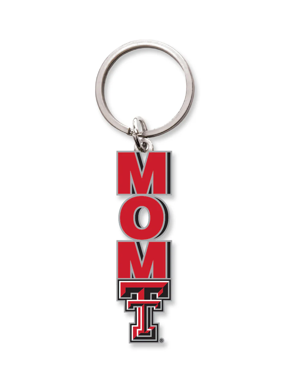 Texas Tech Double T Mom Keychain