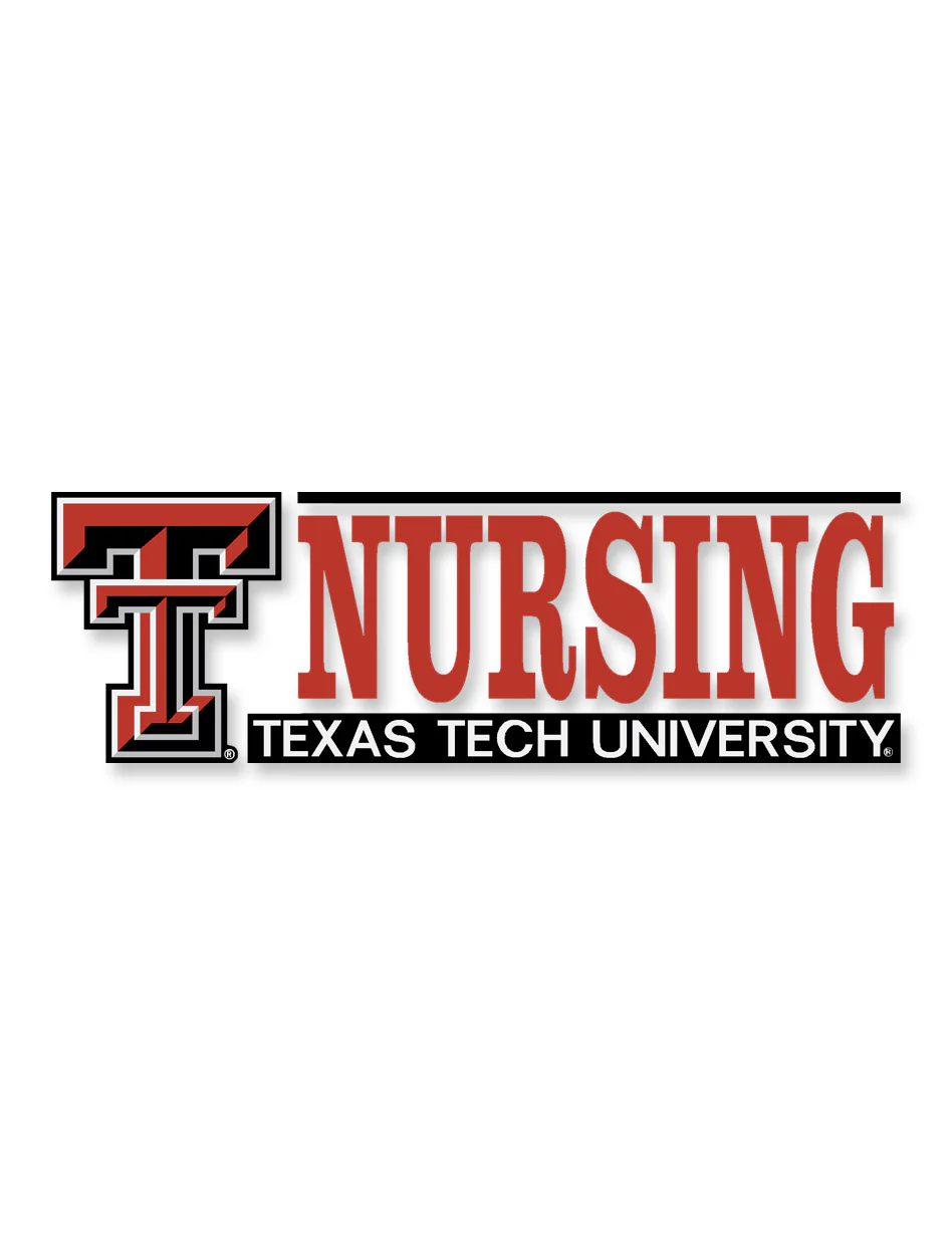 Texas Tech Double T Nursing Decal