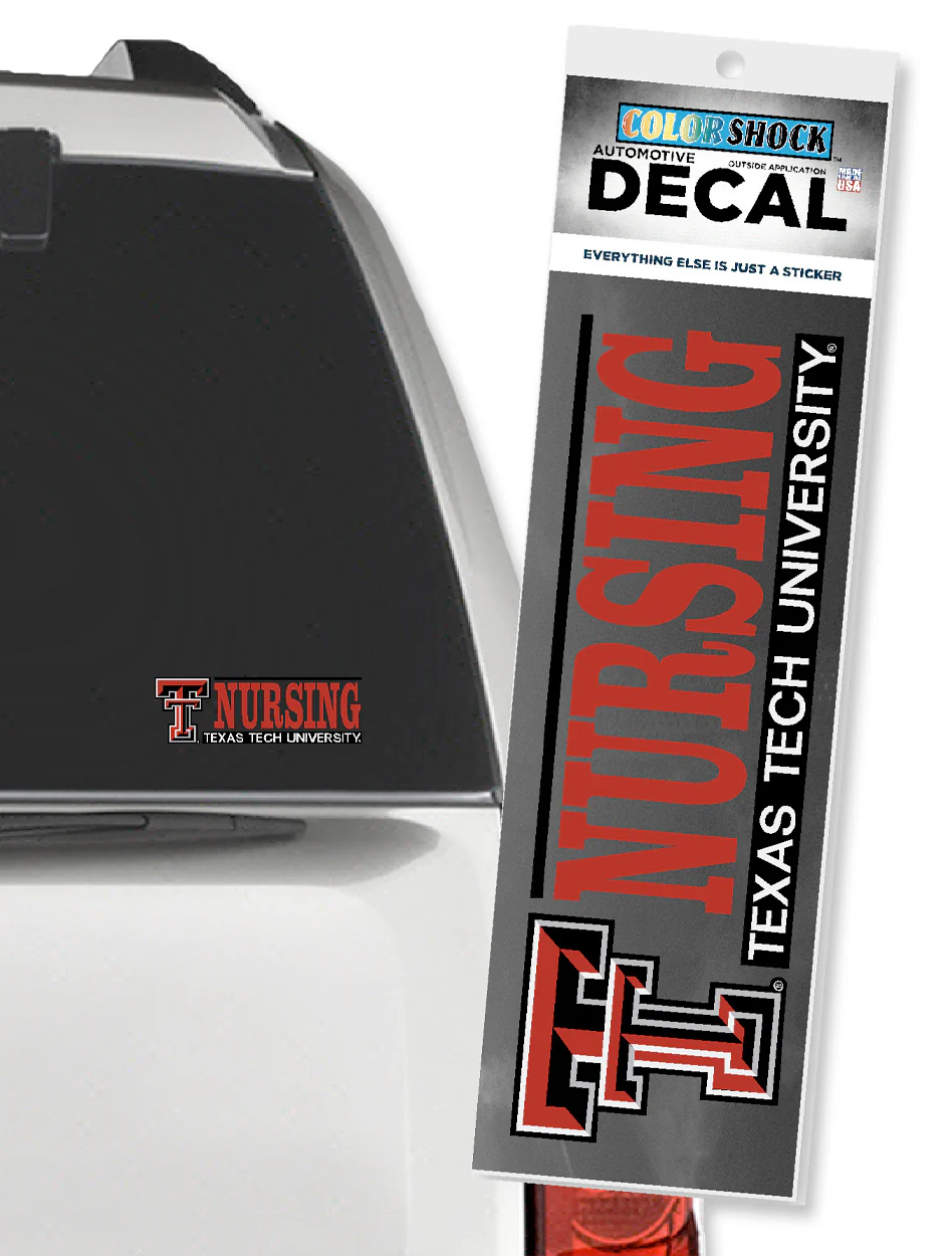Texas Tech Double T Nursing Decal - Image 2