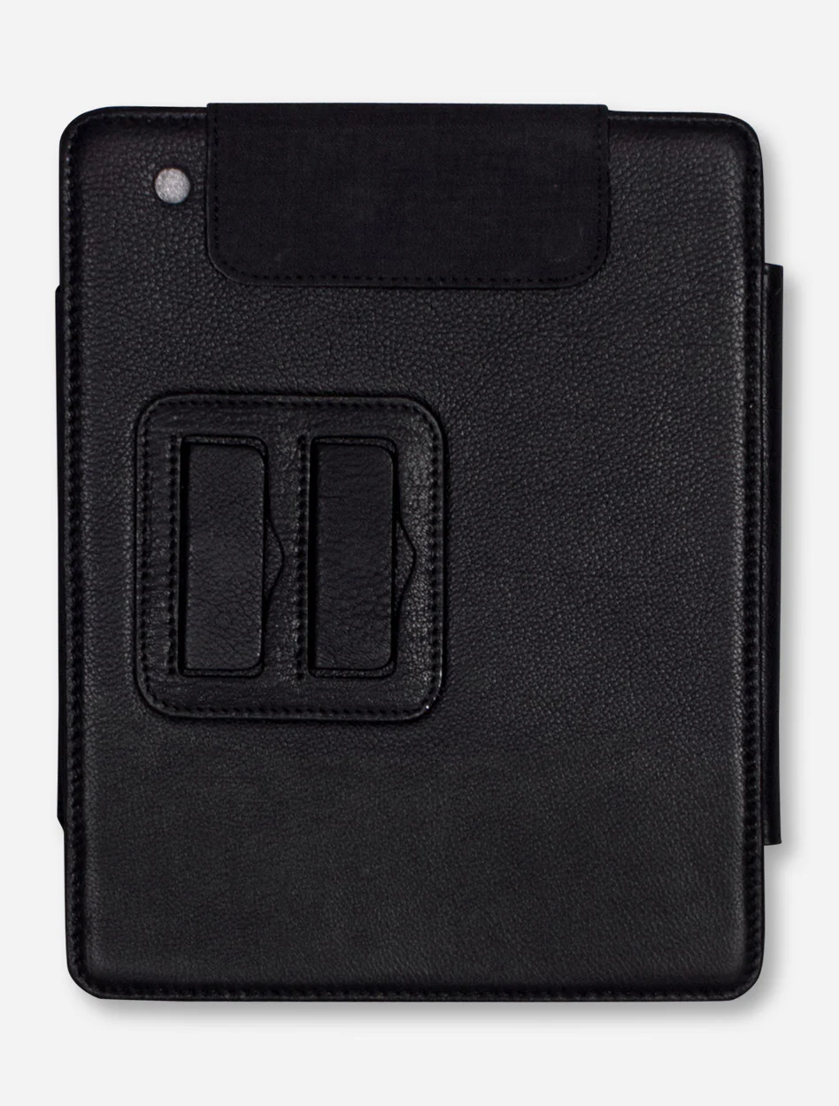 Texas Tech Double T on Black Leather iPad Cover - Image 3