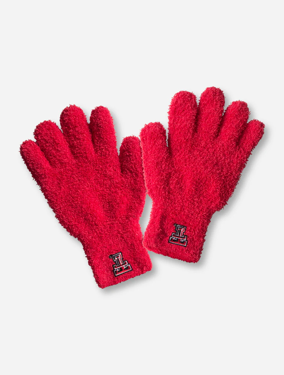 Texas Tech Double T on Fuzzy Gloves - Image 2