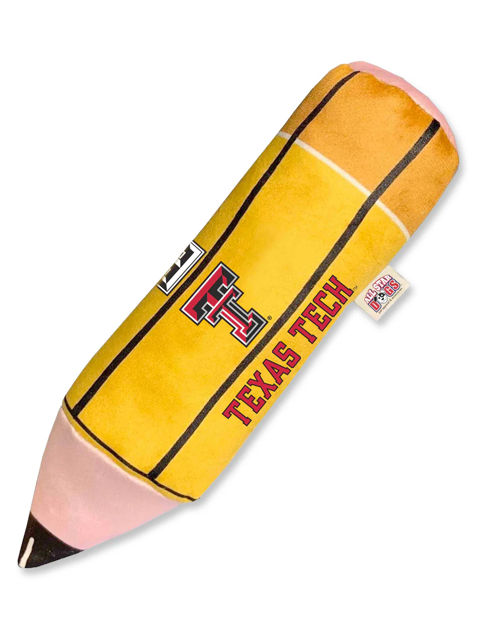 Texas Tech Double T "Pencil" Squeeky Dog Toy