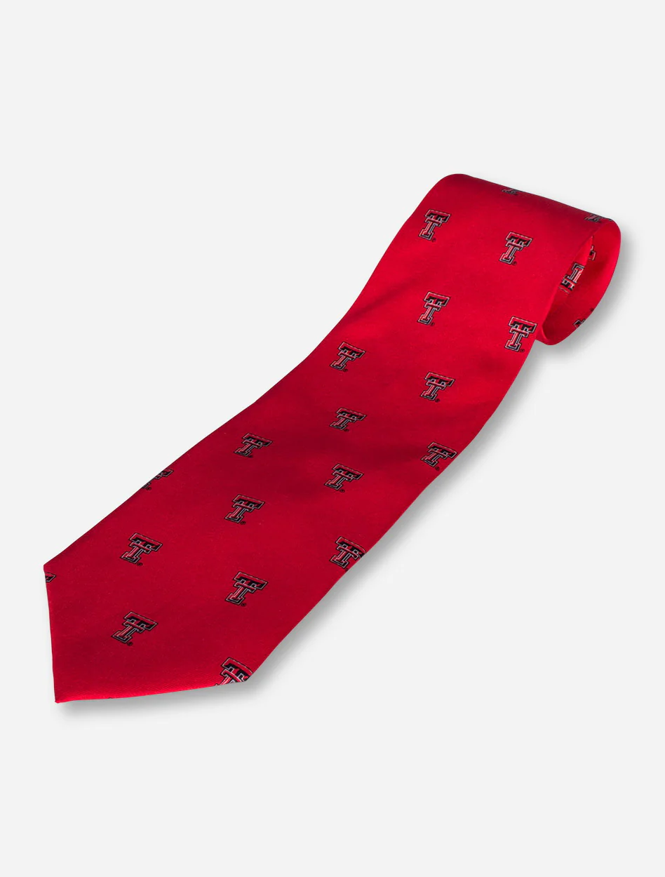 Texas Tech Double T Prep Red Tie