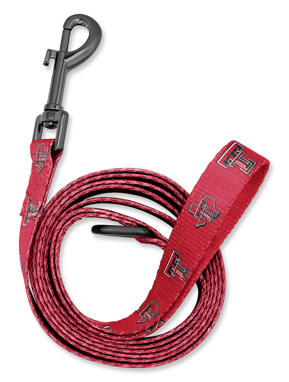 Texas Tech Double T / Pride Logo Dog Leash - Image 2