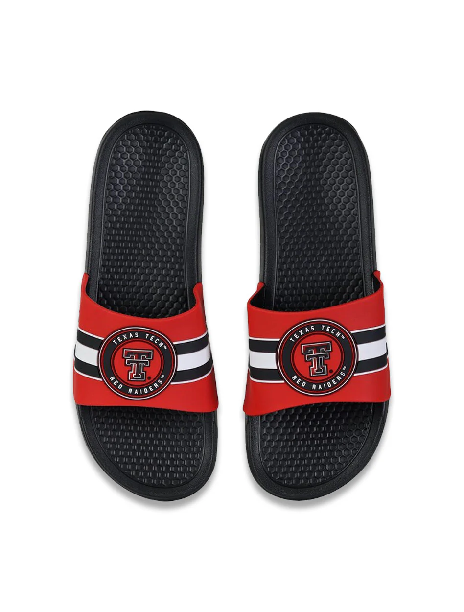 Texas Tech Double T "Raised Stripe" Slides