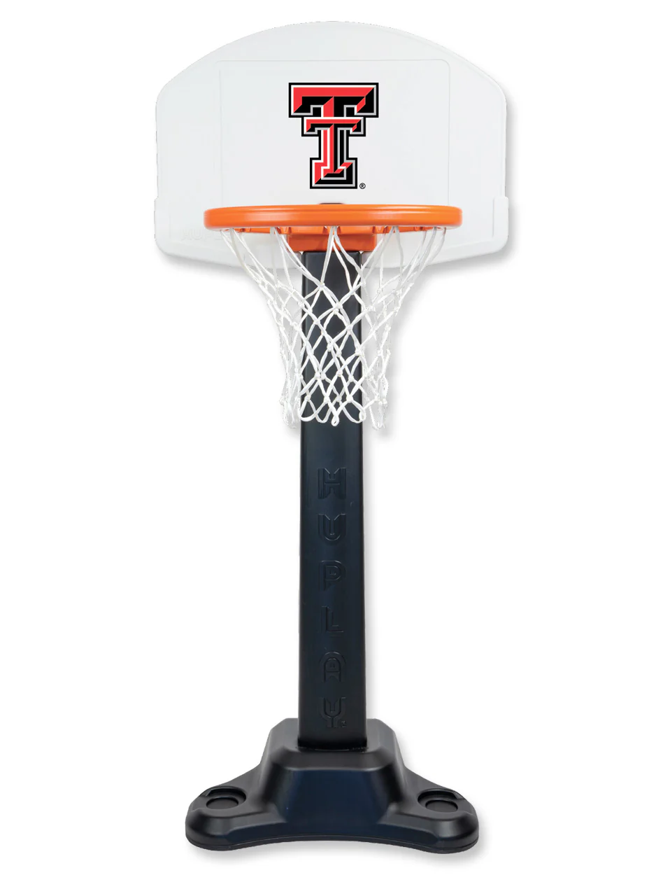 Texas Tech Double T "Rookie" Stationary Basketball Hoop Set - DROP SHIP ONLY