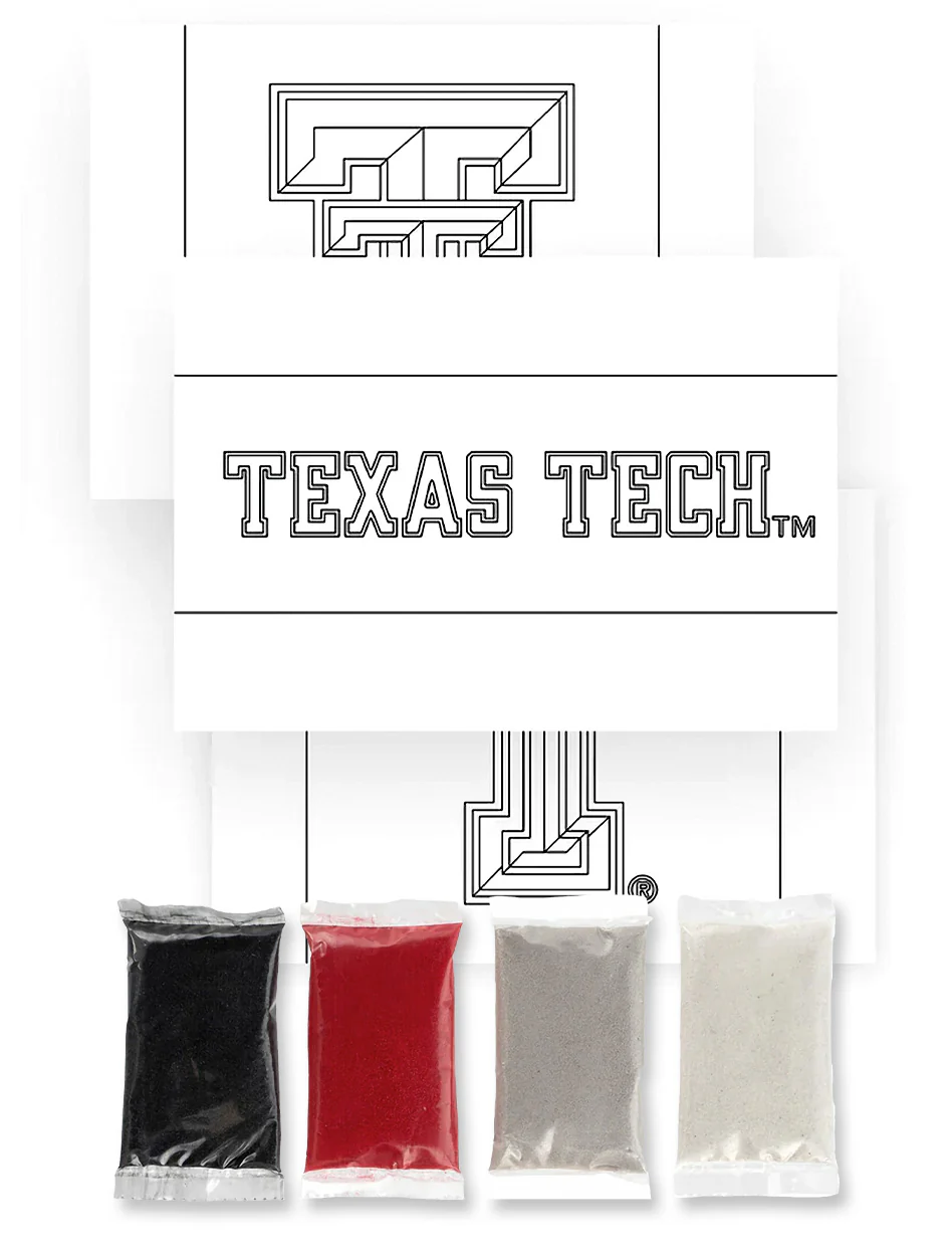 Texas Tech Double T Sand Art Craft Kit - Image 3
