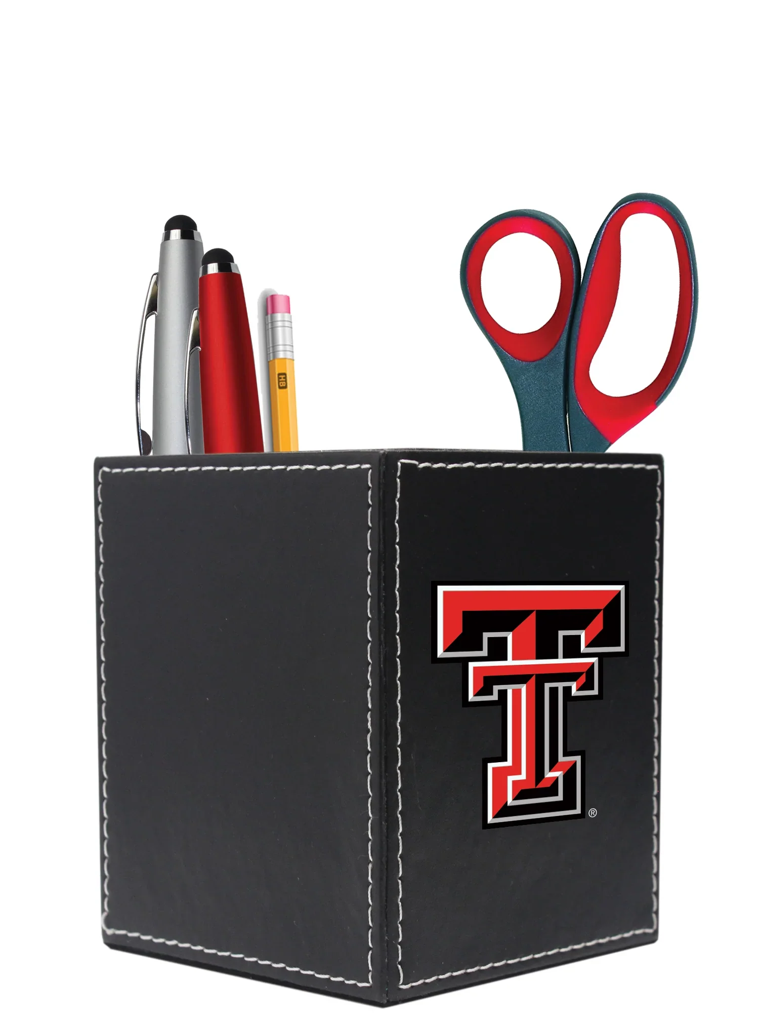 Texas Tech Double T Square Desk Caddy