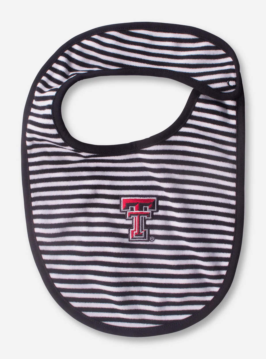 Texas Tech Double T Striped INFANT Bib