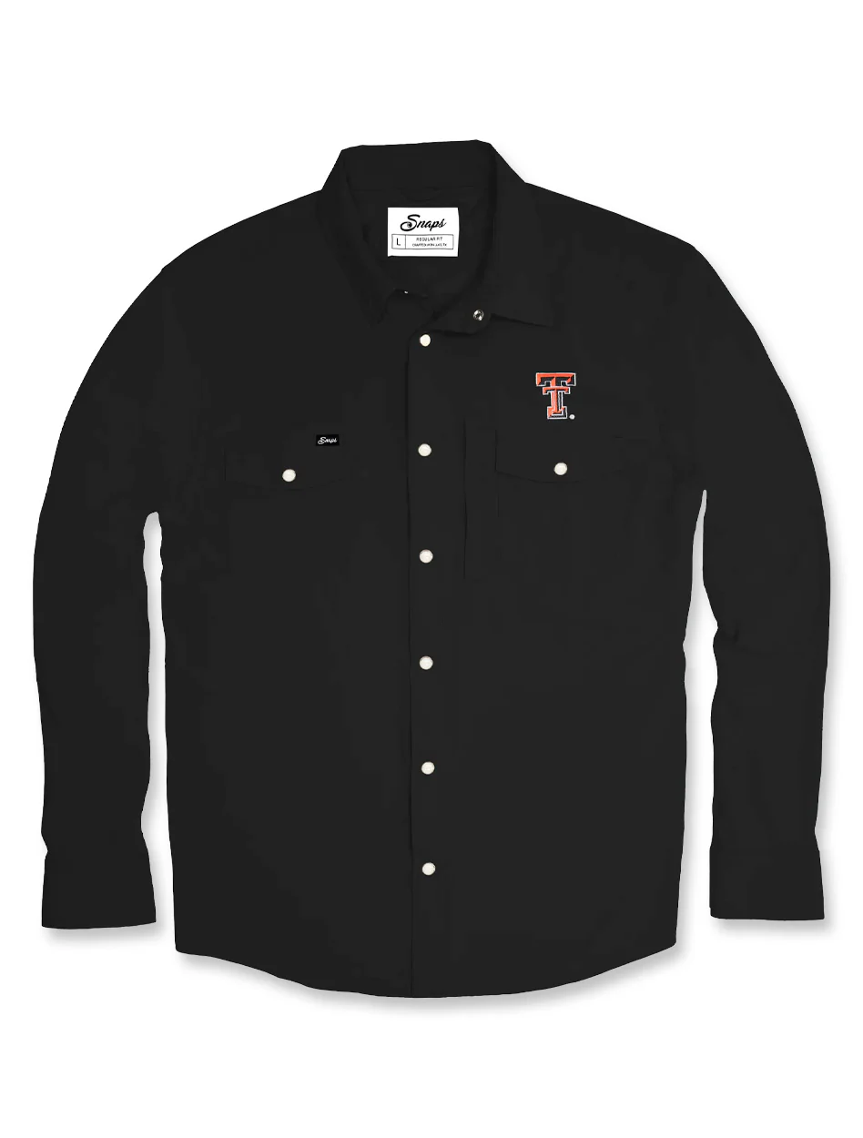 Texas Tech Double T "Tailgater" Pearl Snap Long Sleeve Button Down Shirt - Image 5