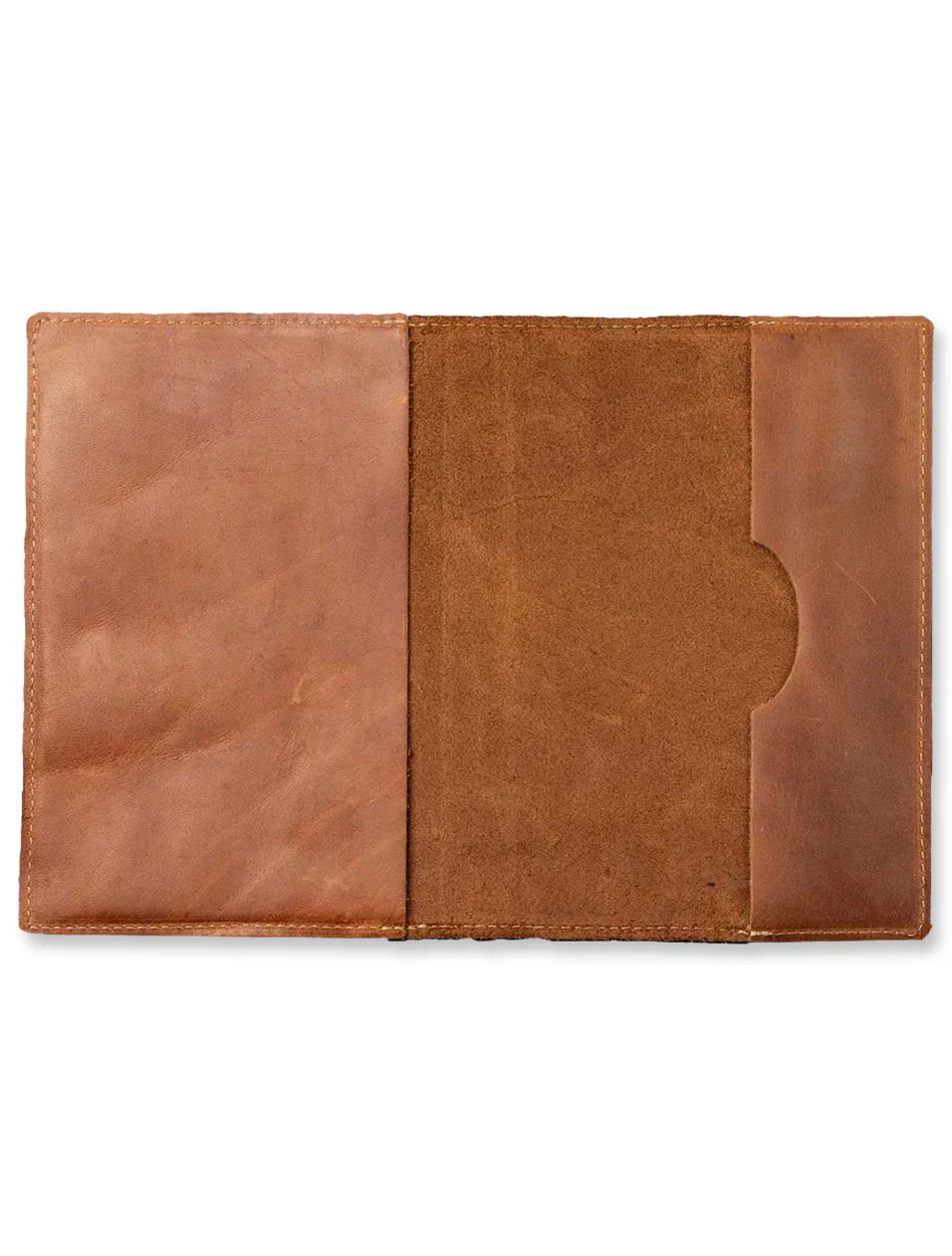Texas Tech Holtz Double T "The Scholar" Leather Journal Full Grain Cow Hide Leather Cover - Image 3