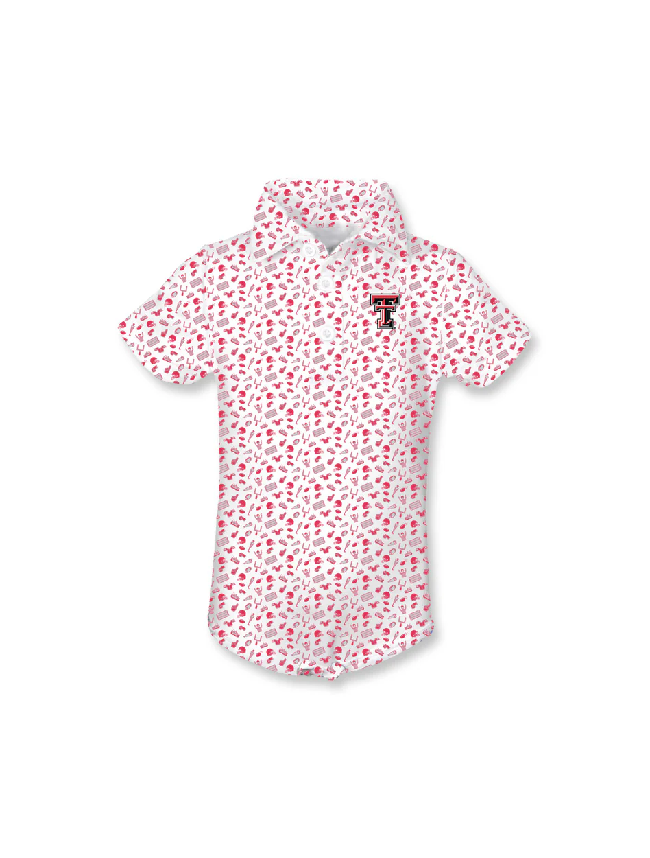 Texas Tech Double T "Tom" INFANT Football Icon Onesie