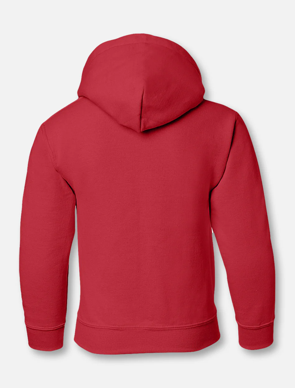 Texas Tech Double T Twill YOUTH Hoodie - Image 4