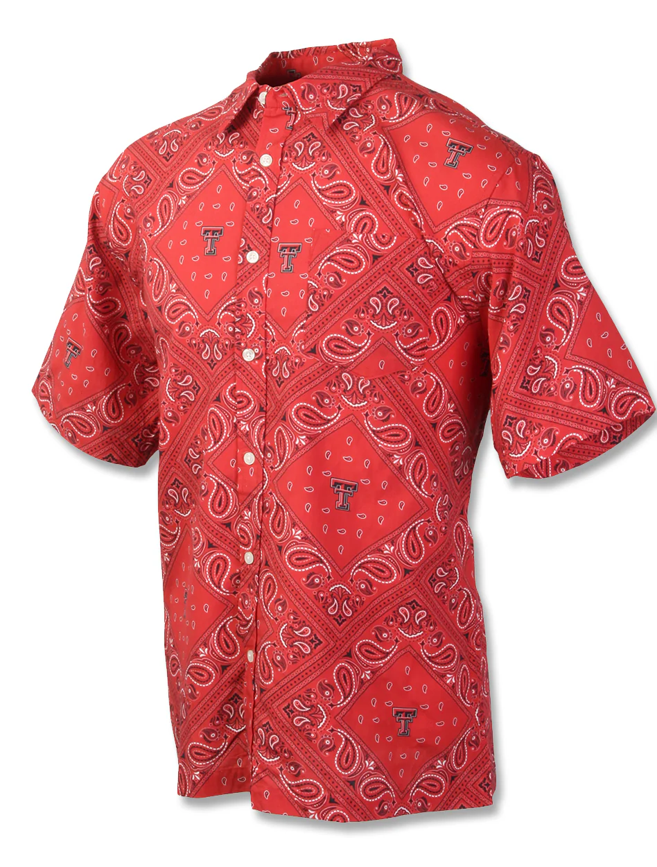 Texas Tech Double T "Paisley" Button Up Dress Shirt