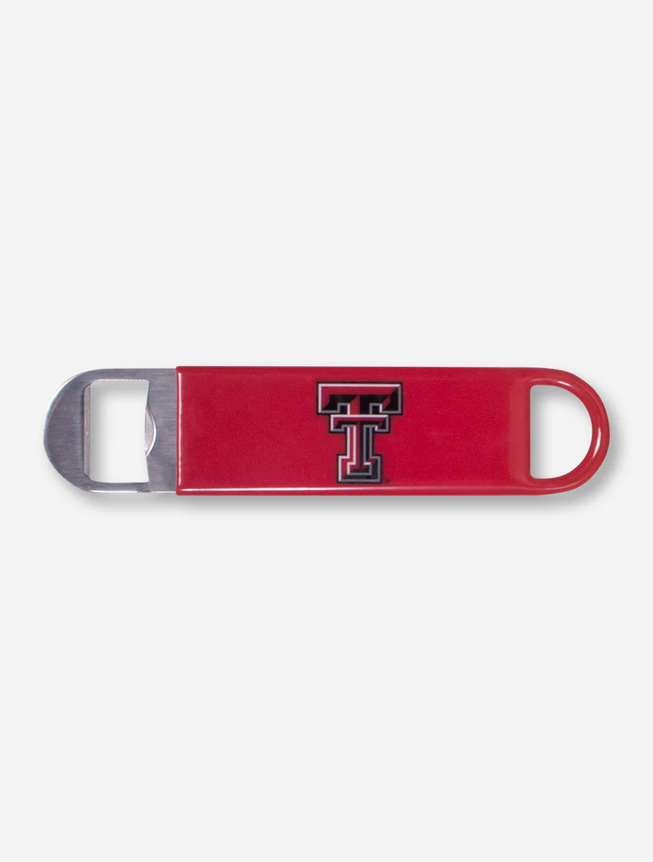 Texas Tech Double T Vinyl Covered Bottle Opener - Image 2