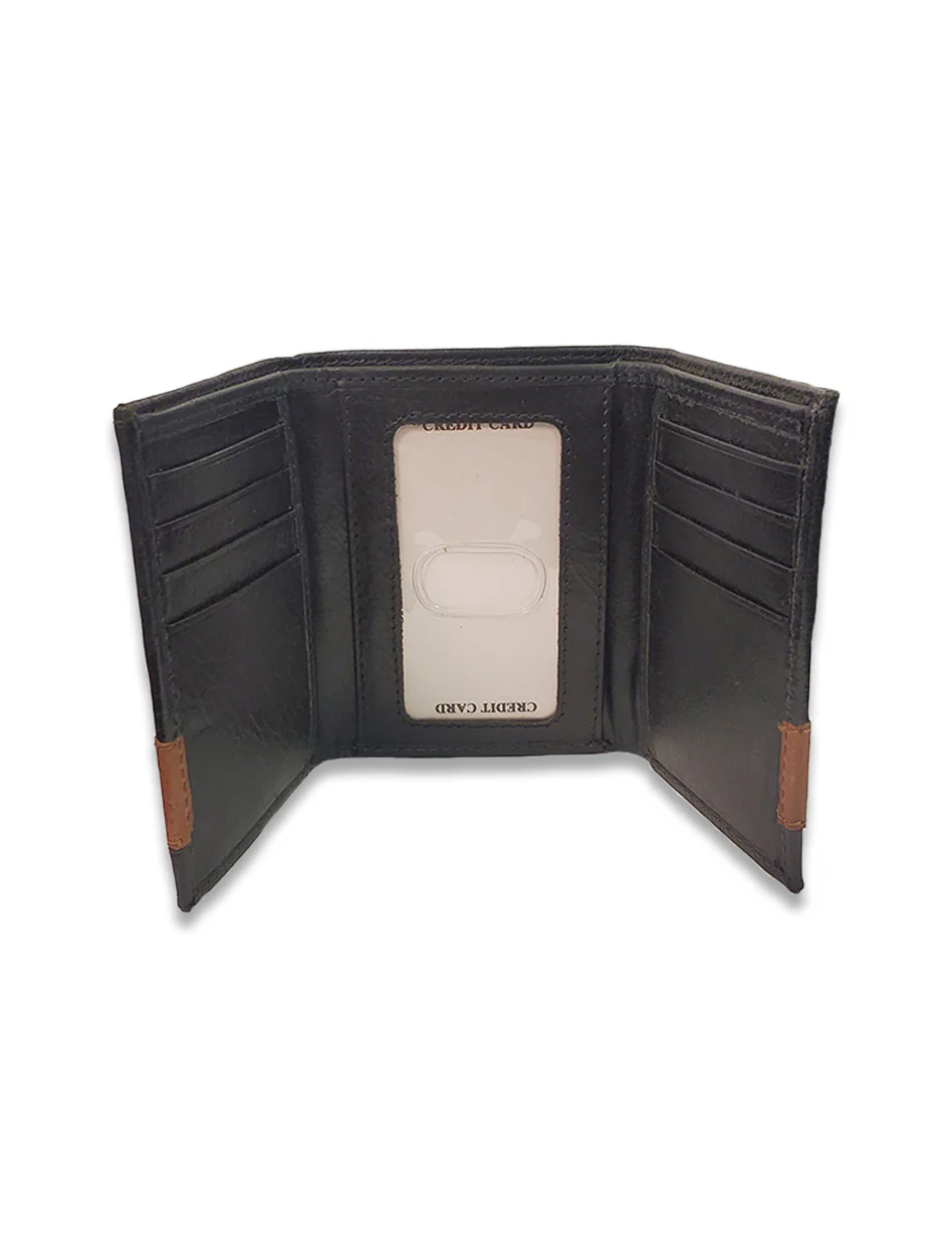 Texas Tech Double T "Westbridge" Two Tone Tri-fold Wallet - Image 6