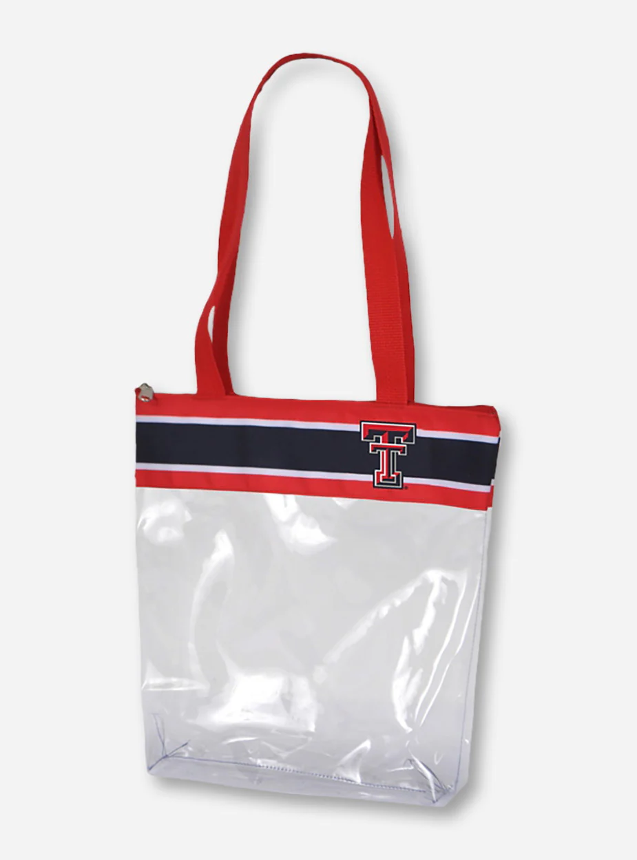 Texas Tech Double T Zippered Stadium Tote