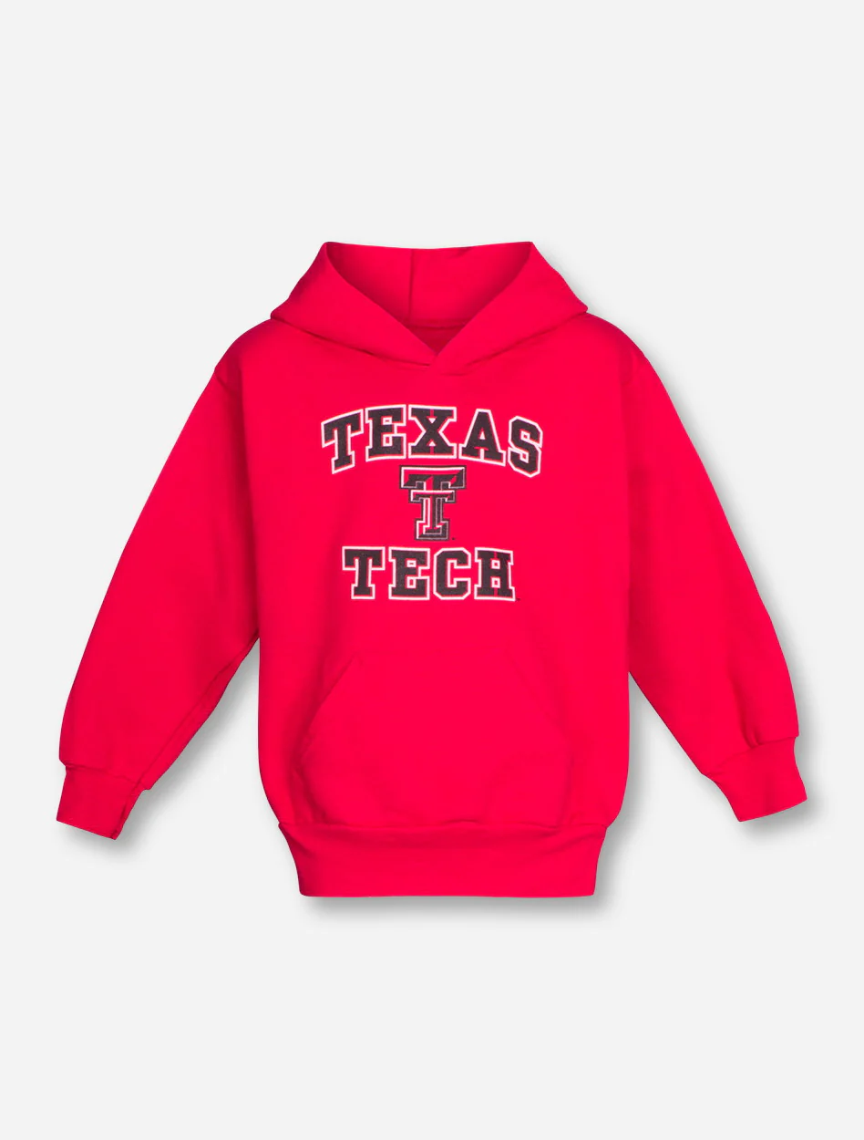Texas Tech Dynamic Double T on YOUTH Hoodie - Image 3