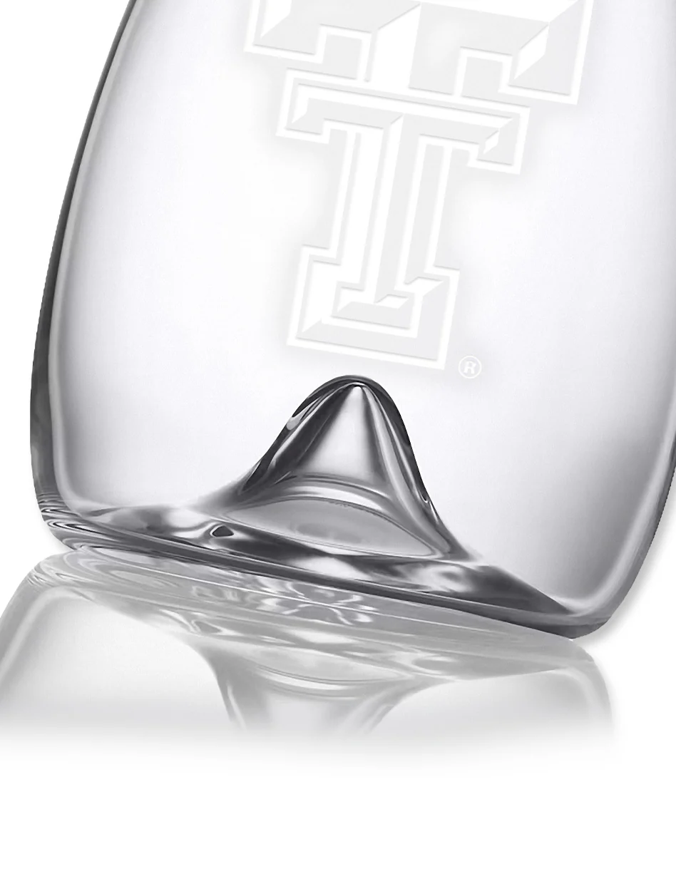 Waterford Texas Tech Elegance Stemless Wine Glasses - Image 2