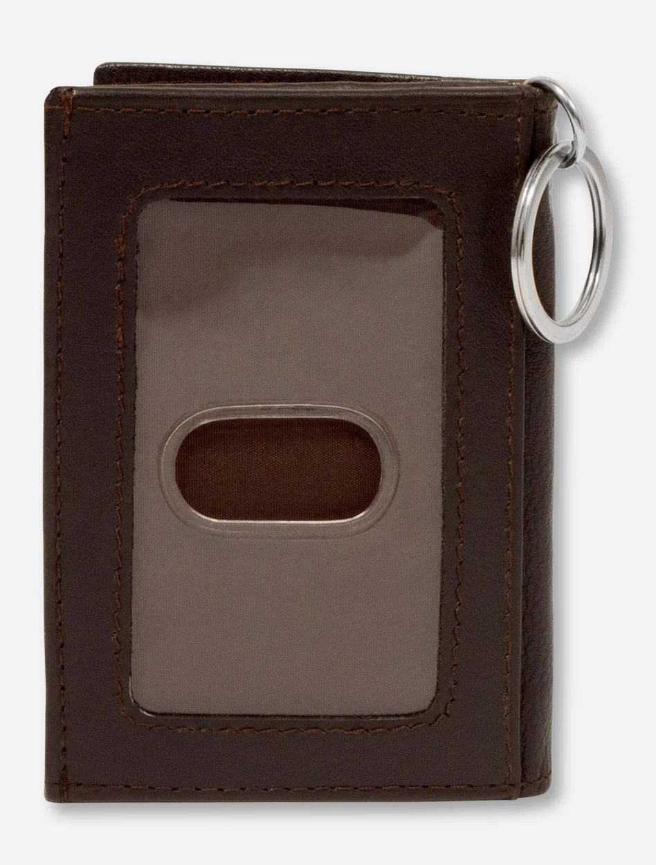Texas Tech Embossed Double T on Leather ID Holder - Image 9