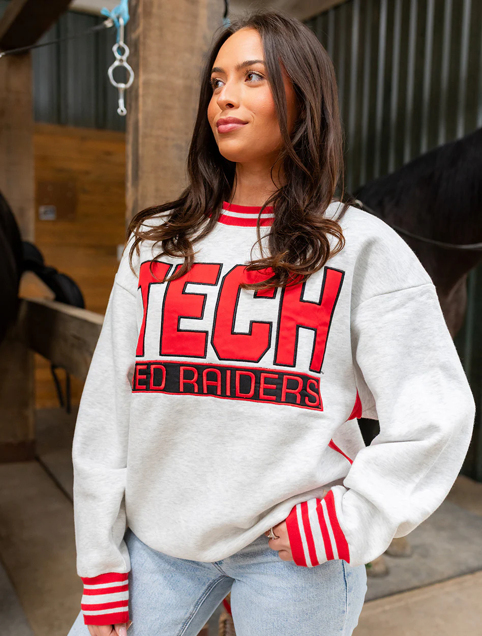Texas Tech "Endzone" Oversized Fleece