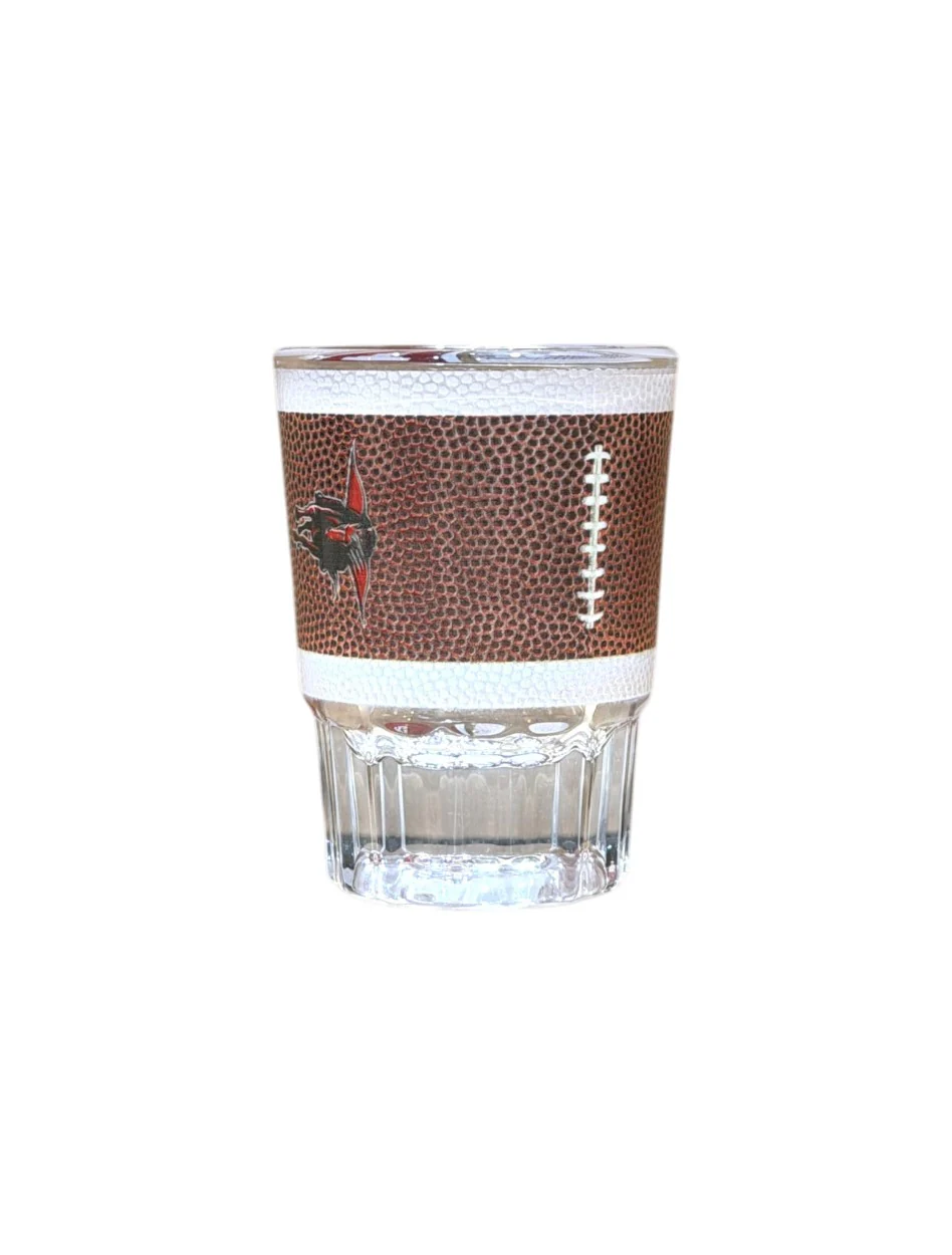 Texas Tech "Football" Gameball 2oz Prism Shot Glass - Image 2