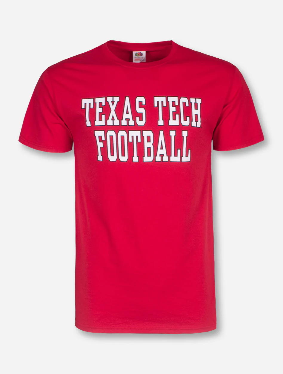 Texas Tech Football Stack T-Shirt - Image 7