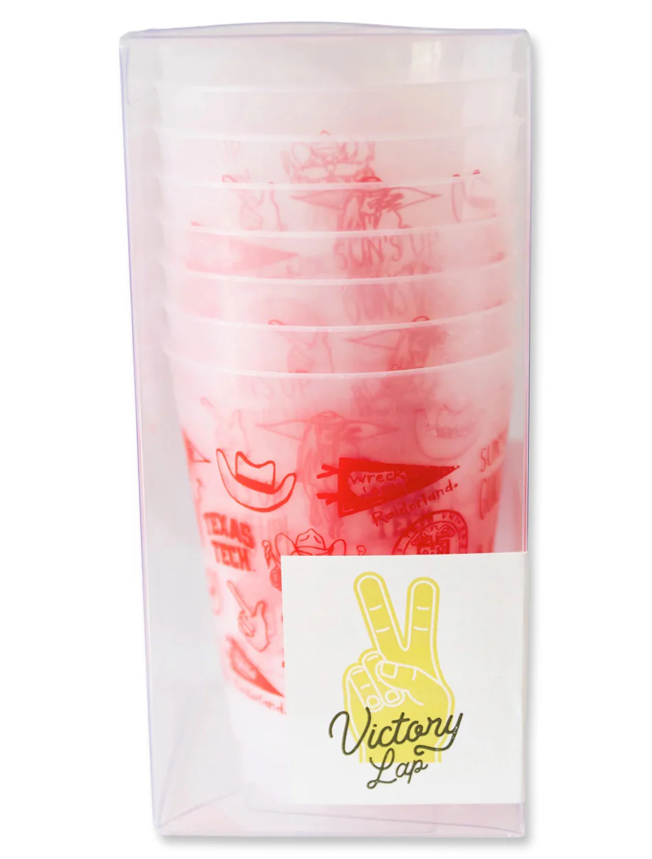 Texas Tech Frosted 16oz Shatterproof Party Cups - Image 2