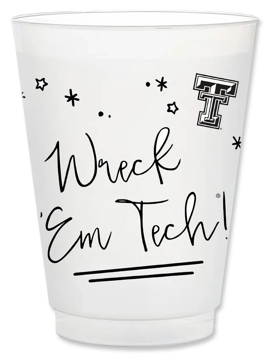 Texas Tech Frosted Flex Party Cups