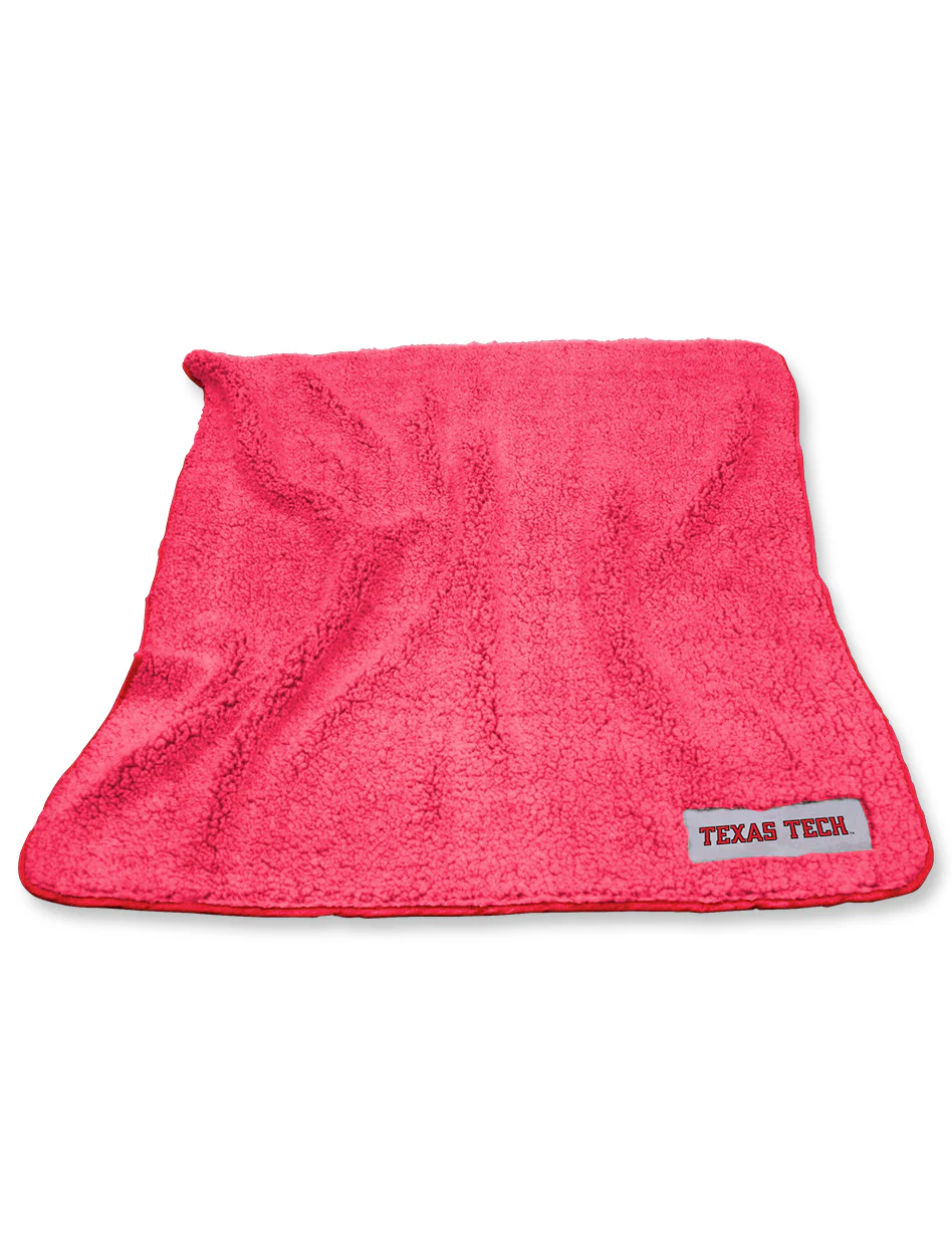 Texas Tech "Frosty Fleece" Colored Sherpa Blanket