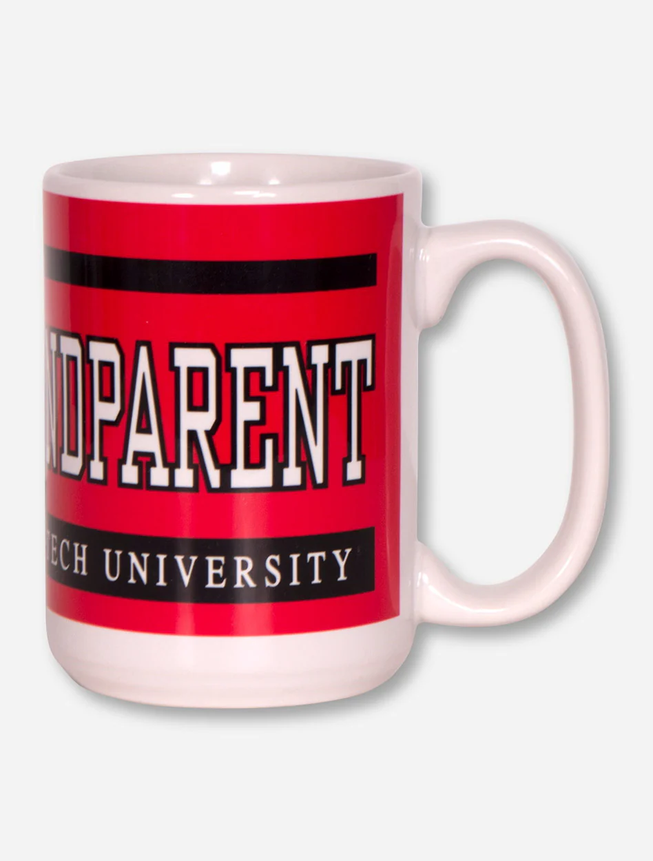 Texas Tech Grandparent Red & White Coffee Mug - Image 3