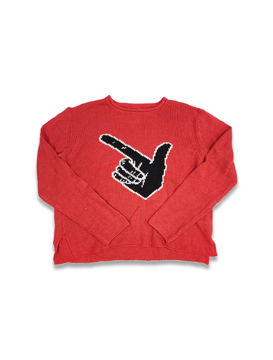 Texas Tech "Guns Up Hand" Gameday WOMEN'S Sweater - Image 3
