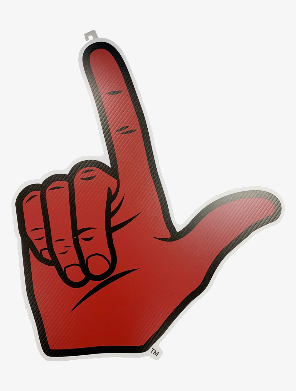 Texas Tech Guns Up Hand Lawn Sign - Image 2