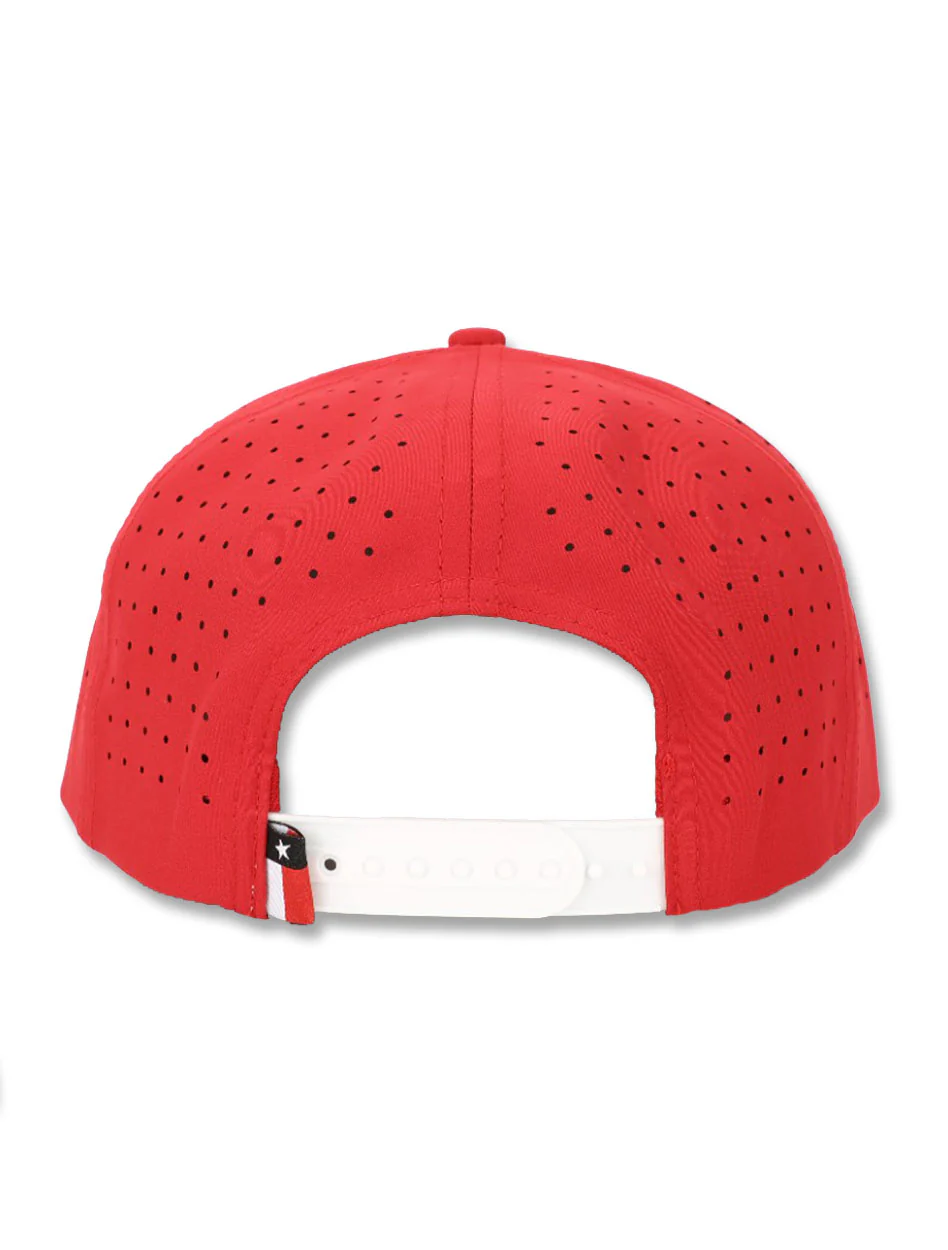Dark Horse Texas Tech "Guns Up" Red Corded Sport Snapback Cap - Image 3