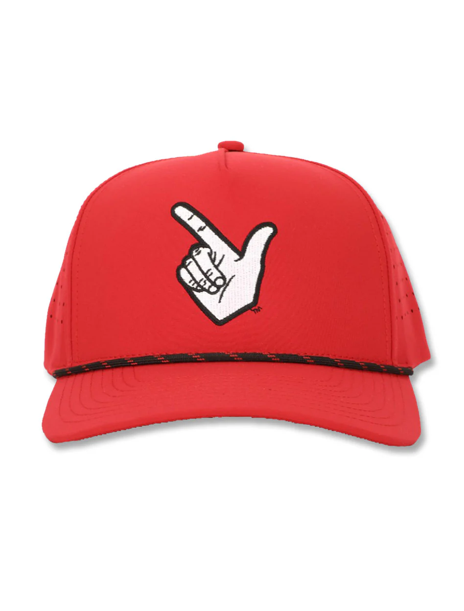 Dark Horse Texas Tech "Guns Up" Red Corded Sport Snapback Cap - Image 6