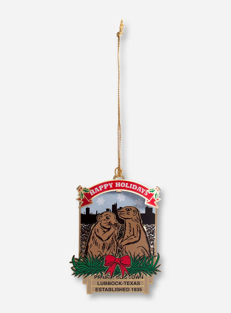Texas Tech Happy Holidays Prairie Dog Town® Collector's Ornament
