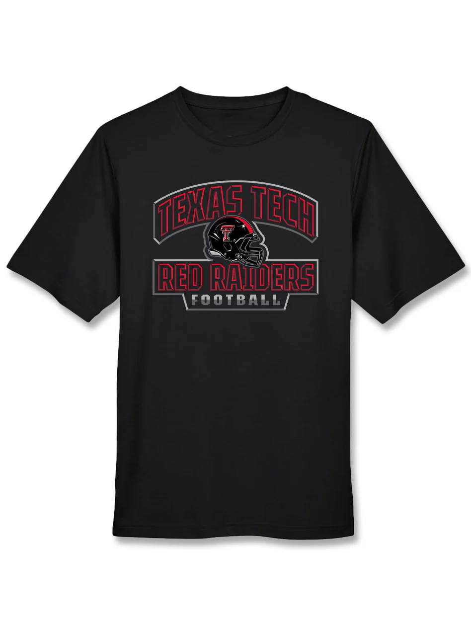 Texas Tech "Helmet Marquee" Football YOUTH Athletic T-shirt