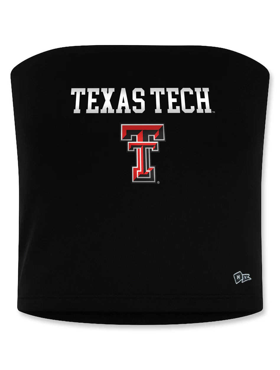 Texas Tech Hype & Vice Jersey Tube Top