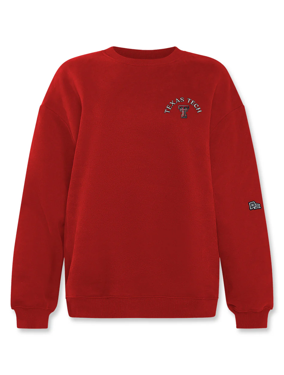Texas Tech Hype & Vice Oversized Crewneck