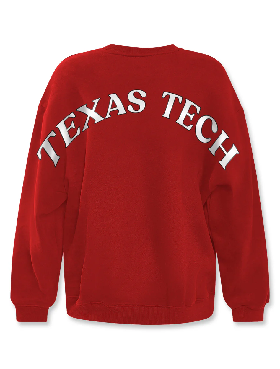 Texas Tech Hype & Vice Oversized Crewneck - Image 2