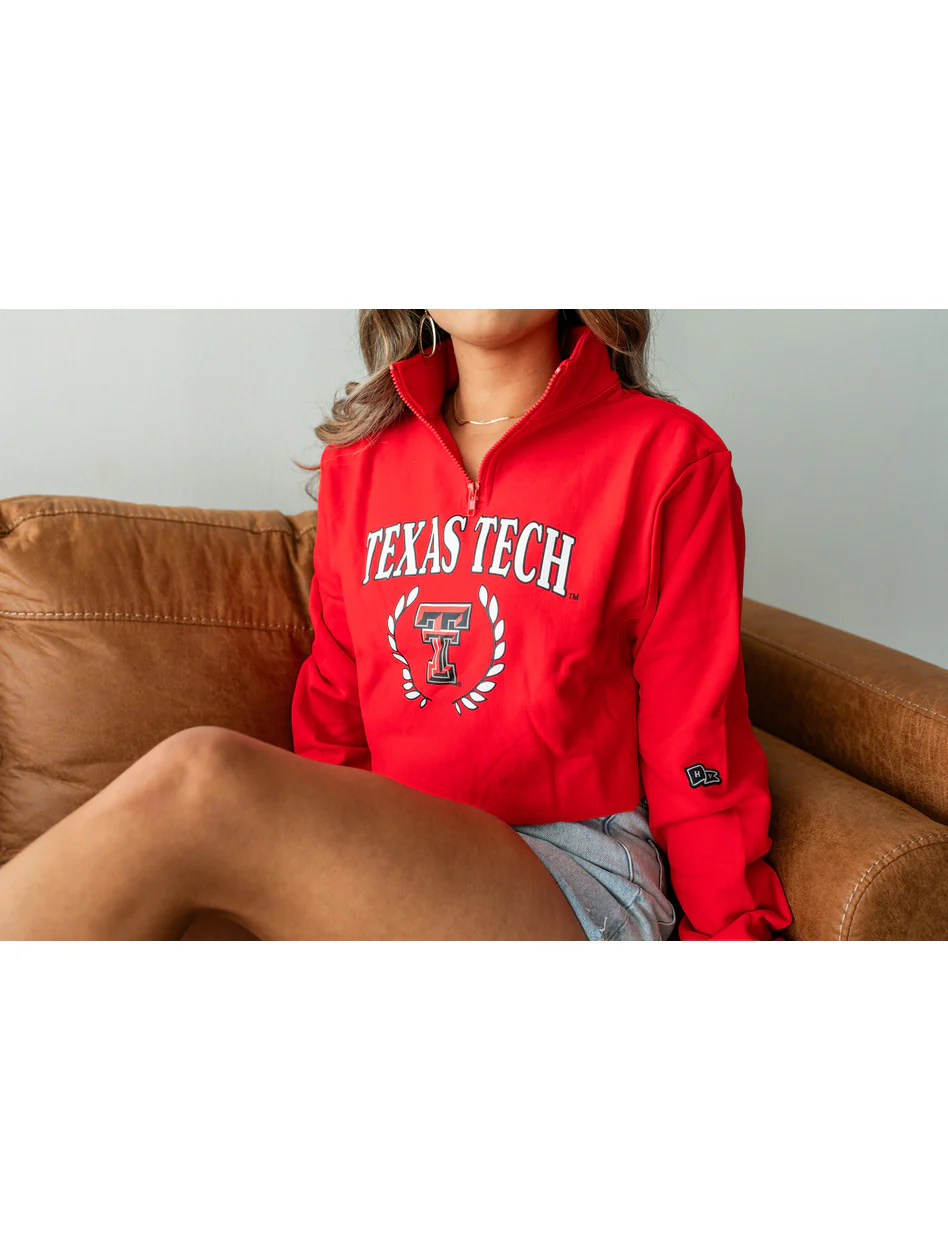 **Texas Tech Hype & Vice University Cut Off Mock Neck - Image 2
