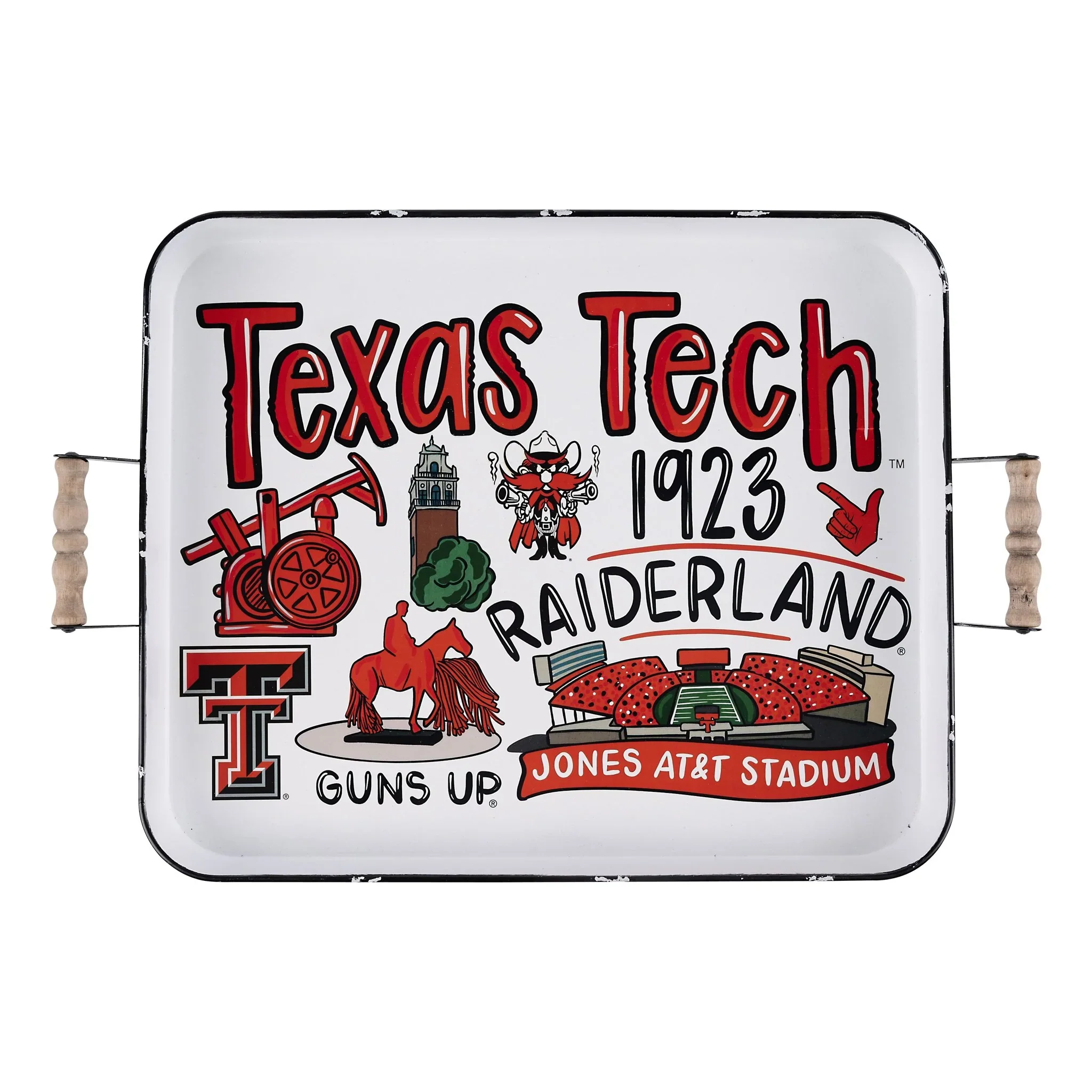 Texas Tech "Icon" Enamel Tray