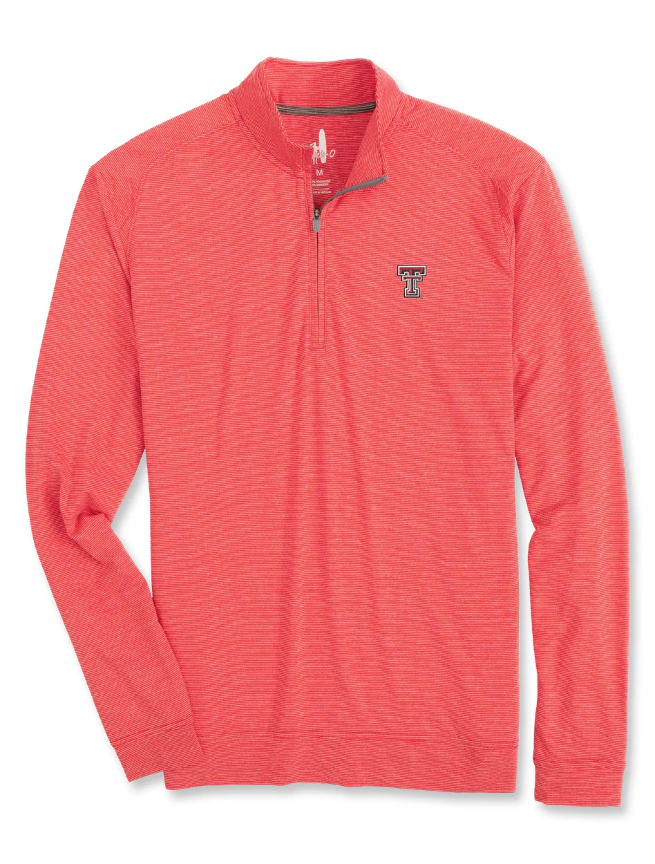 Johnnie-O Texas Tech "Vaughn" Quarter Zip