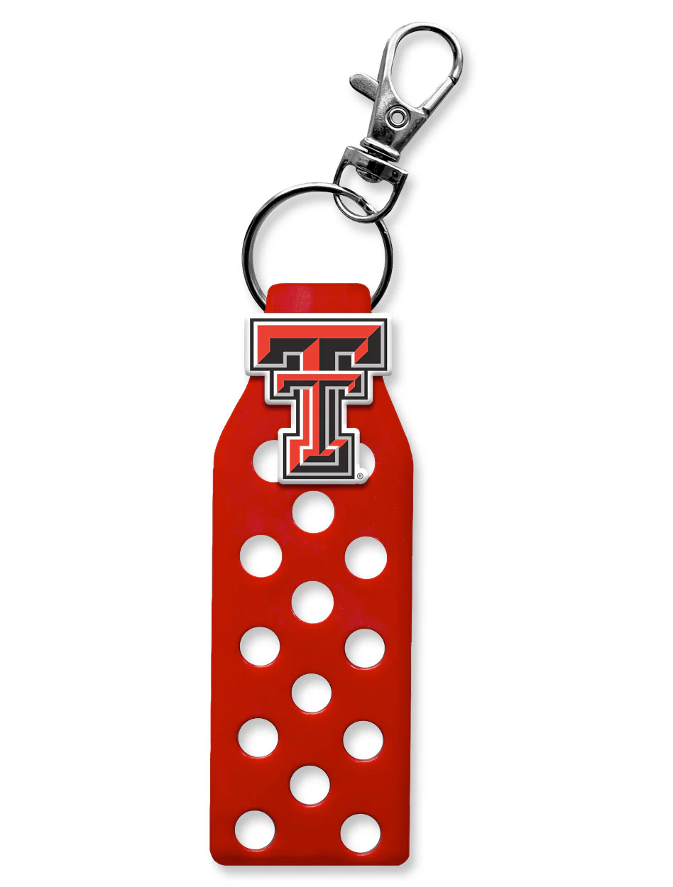 Texas Tech "Kibbitz" Double T Keychain