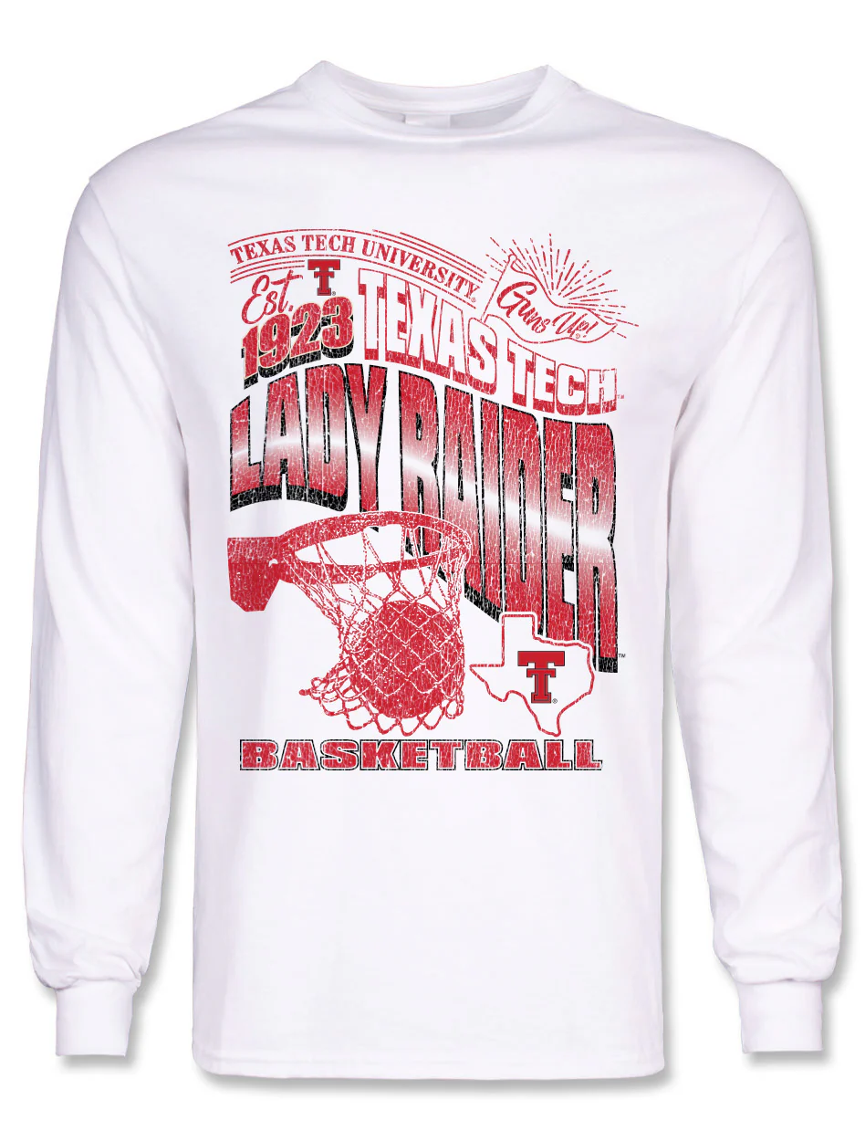 Texas Tech Lady Raiders "Above the Rim" Long Sleeve T-Shirt
